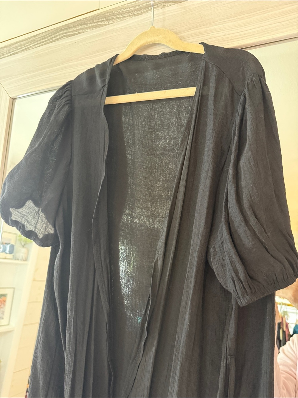 Cupshe Black Breezy Maxi Cover-Up Dress - Picture 3 of 7
